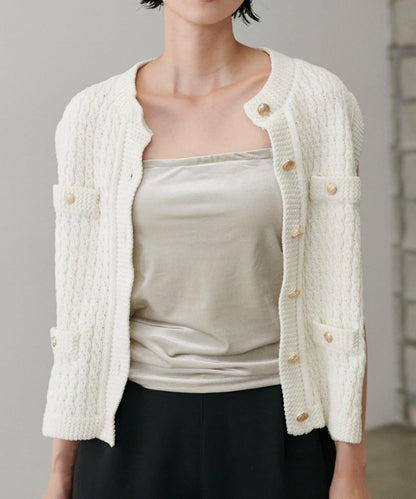 【LARUTA】帶胸墊天鵝絨吊帶背心