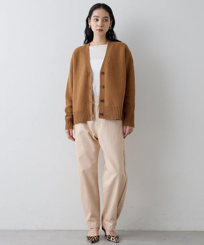 【Drawing Numbers】接結寬鬆V領開衫