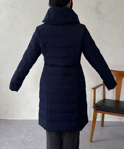 彈力長款羽絨服