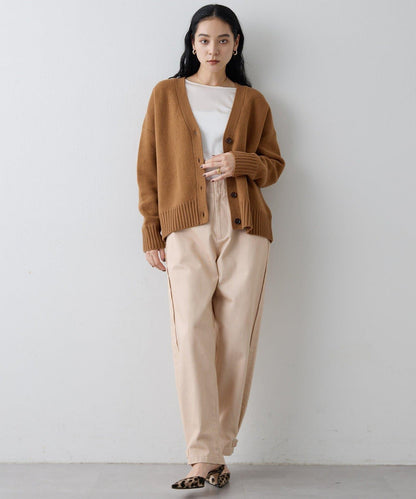 【Drawing Numbers】接結寬鬆V領開衫