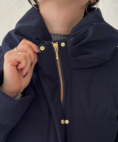 彈力長款羽絨服