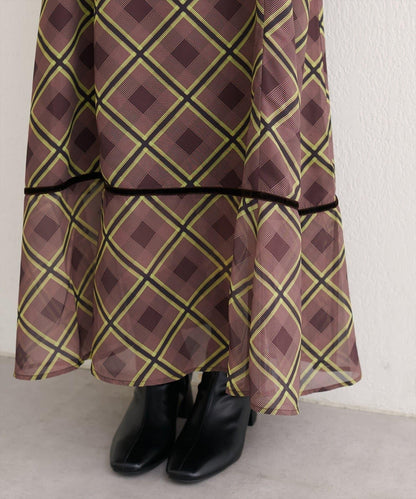 【natural couture】天鵝絨拼接吊帶連衣裙