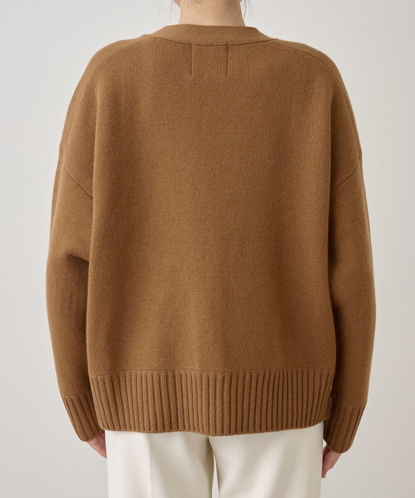 【Drawing Numbers】接結寬鬆V領開衫