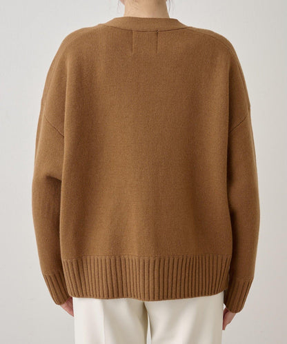 【Drawing Numbers】接結寬鬆V領開衫