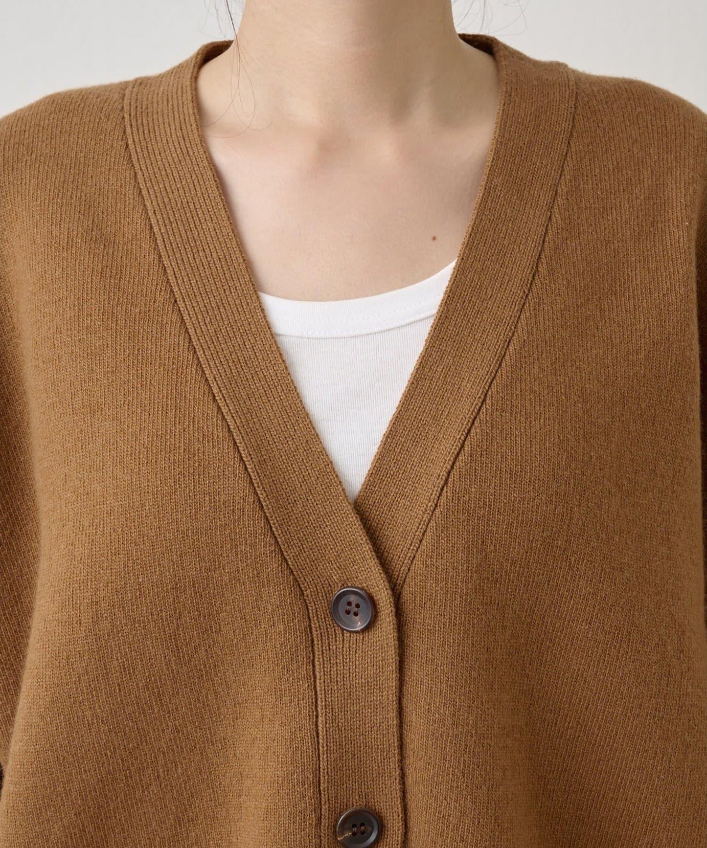 【Drawing Numbers】接結寬鬆V領開衫