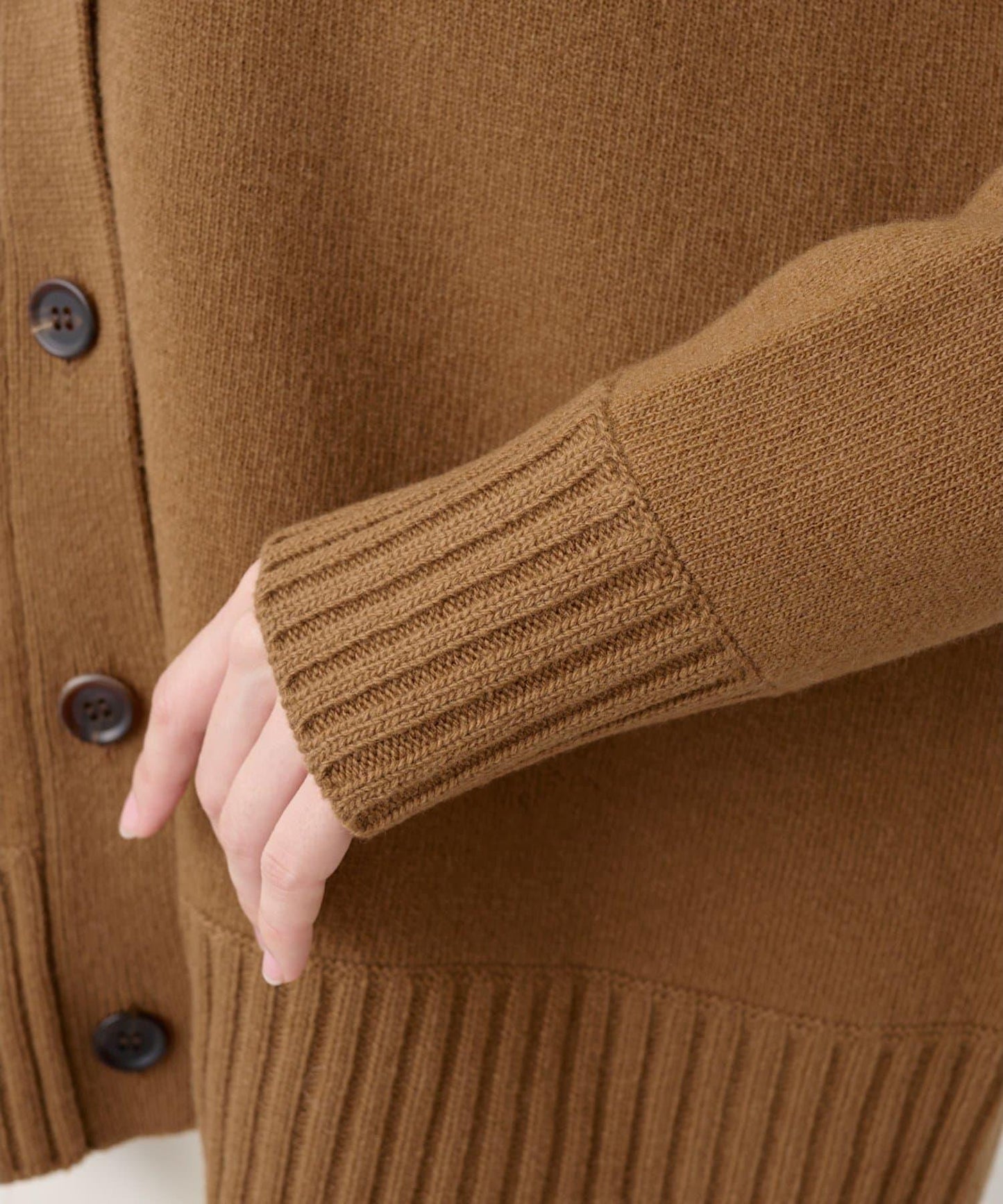 【Drawing Numbers】接結寬鬆V領開衫