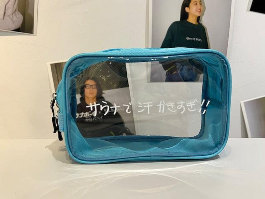 サウナボーイ / kenkagami 字母印花化妝包