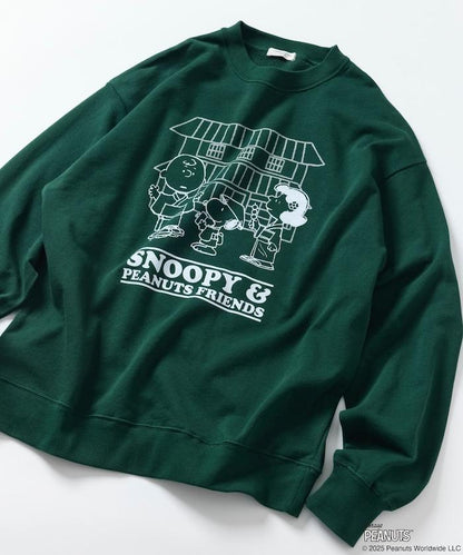 《PEANUTS》 聯名 Travel Friends 圓領衛衣