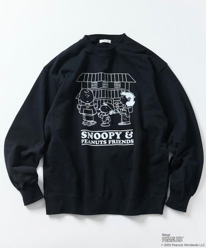 《PEANUTS》 聯名 Travel Friends 圓領衛衣