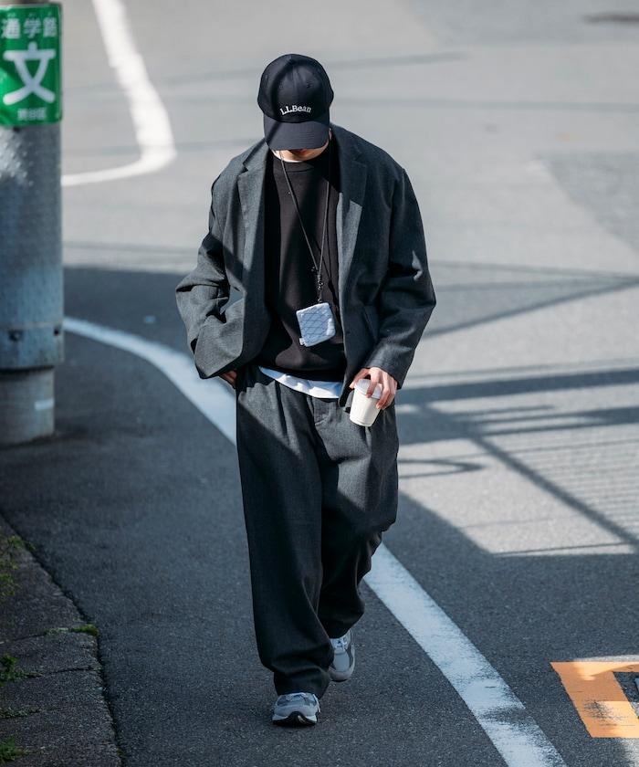 寬鬆版型 WOOLLY 西裝外套長褲套裝 修身西裝外套