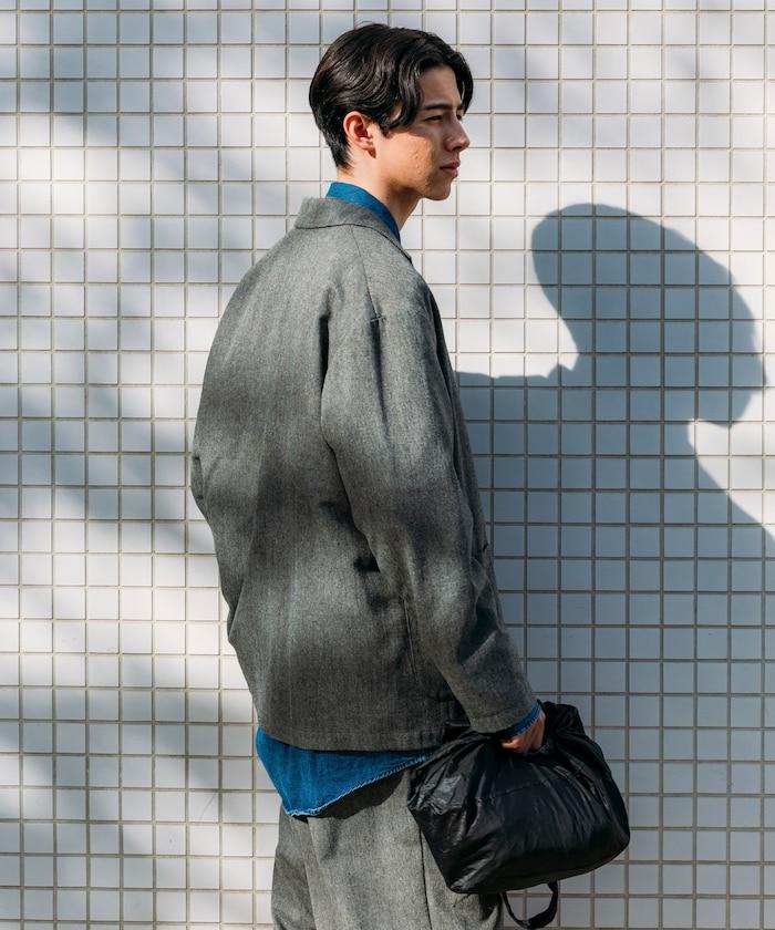 寬鬆版型 WOOLLY 西裝外套長褲套裝 修身西裝外套