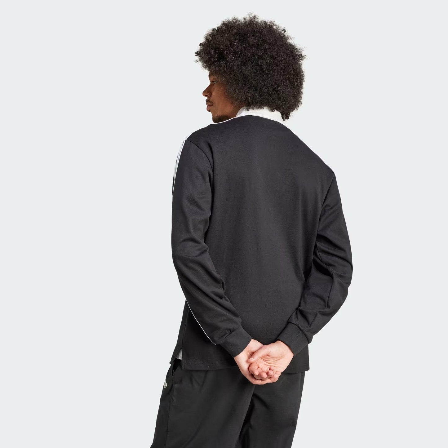 adidas Rugby polo 翻領長袖T恤