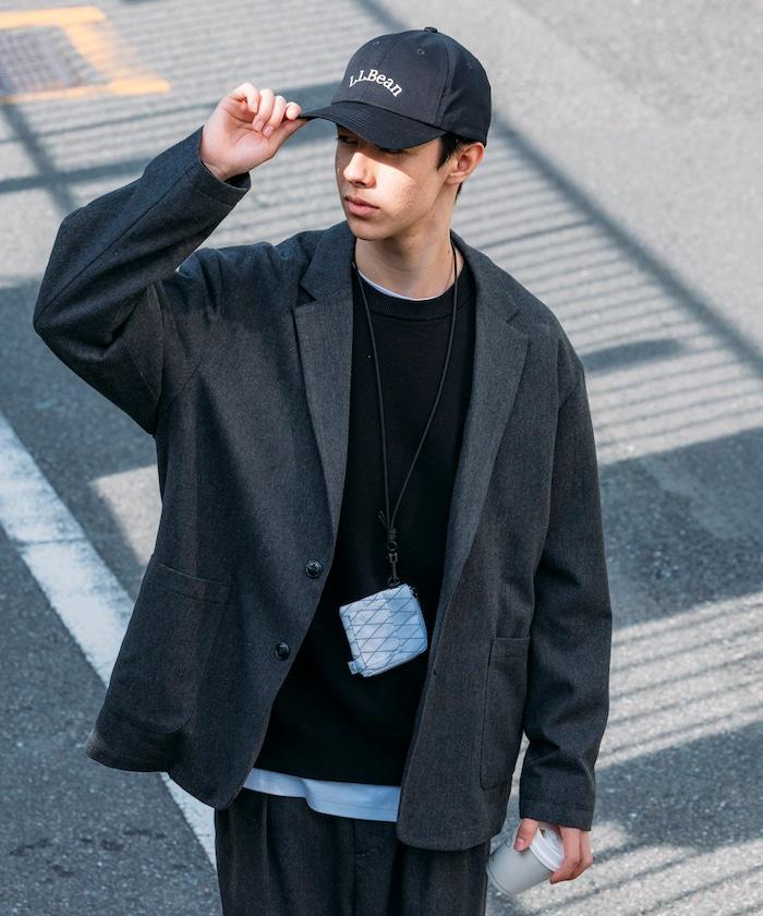 寬鬆版型 WOOLLY 西裝外套長褲套裝 修身西裝外套