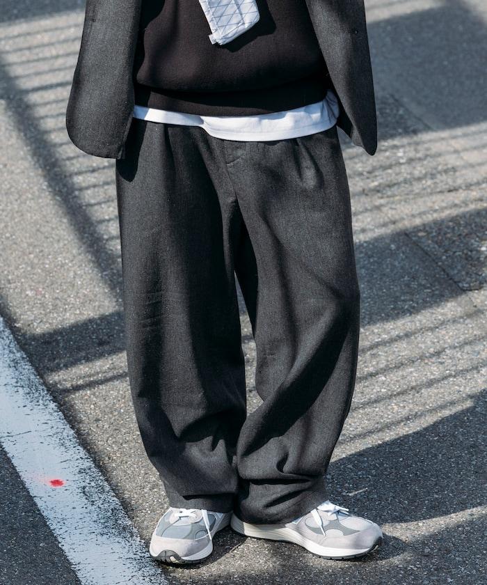 寬鬆版型 WOOLLY 西裝外套長褲套裝 修身西裝外套