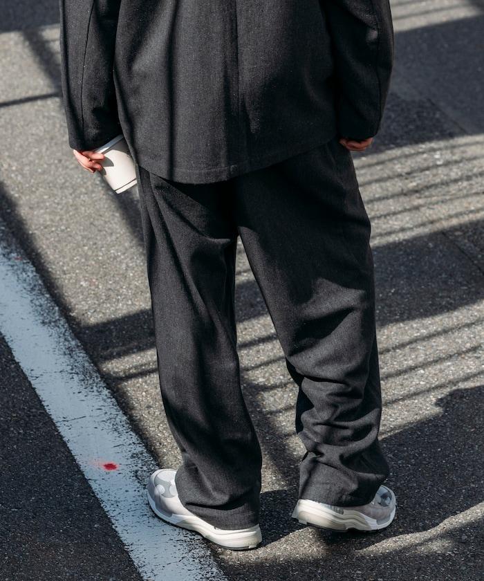 寬鬆版型 WOOLLY 西裝外套長褲套裝 修身西裝外套