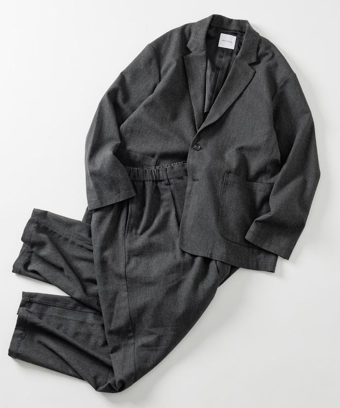 寬鬆版型 WOOLLY 西裝外套長褲套裝 修身西裝外套