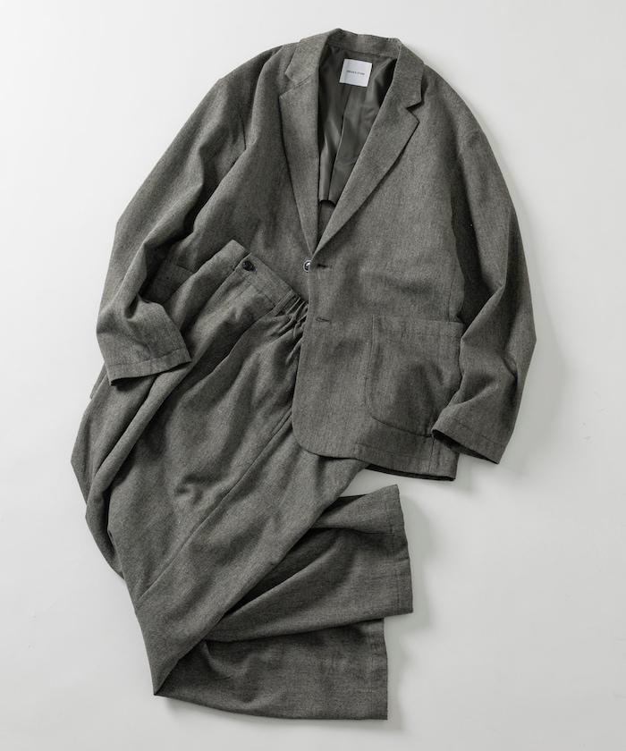 寬鬆版型 WOOLLY 西裝外套長褲套裝 修身西裝外套