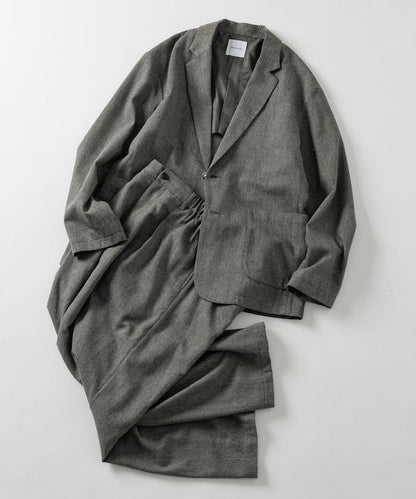 寬鬆版型 WOOLLY 西裝外套長褲套裝 修身西裝外套