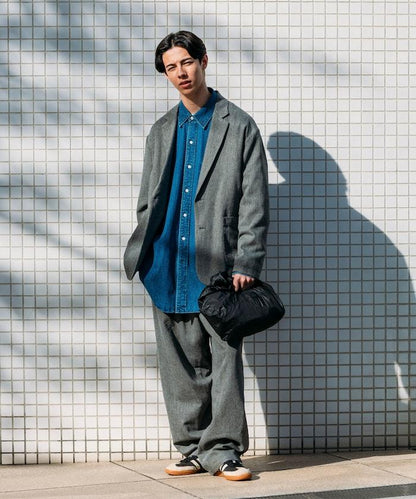 寬鬆版型 WOOLLY 西裝外套長褲套裝 修身西裝外套