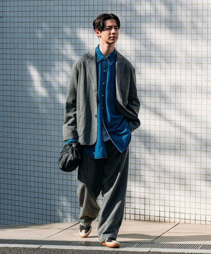 寬鬆版型 WOOLLY 西裝外套長褲套裝 修身西裝外套