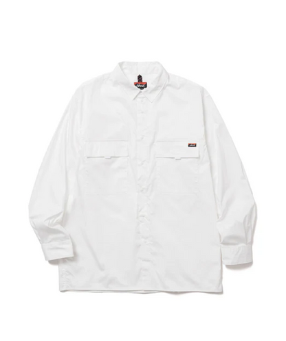 NANGA W POCKET T/C BOX版型雙口袋襯衫 男款