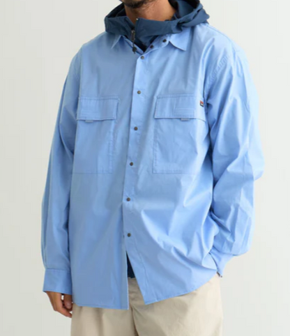 NANGA W POCKET T/C BOX版型雙口袋襯衫 男款