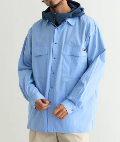 NANGA W POCKET T/C BOX版型雙口袋襯衫 男款