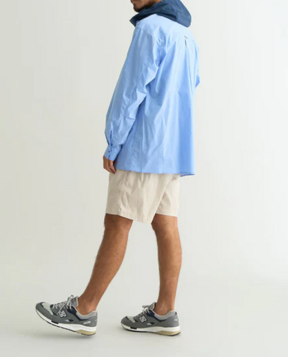 NANGA W POCKET T/C BOX版型雙口袋襯衫 男款