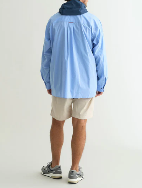 NANGA W POCKET T/C BOX版型雙口袋襯衫 男款