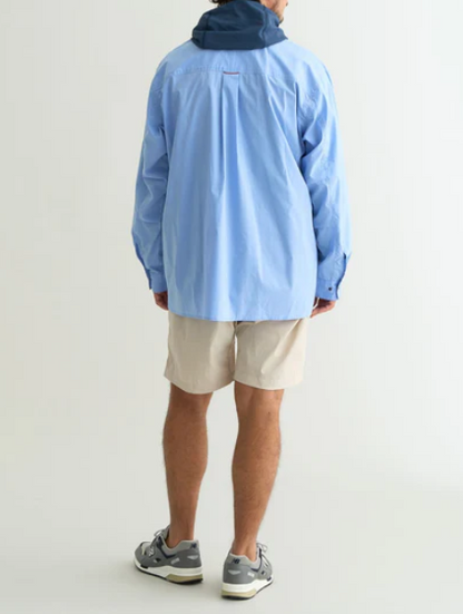 NANGA W POCKET T/C BOX版型雙口袋襯衫 男款