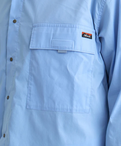 NANGA W POCKET T/C BOX版型雙口袋襯衫 男款