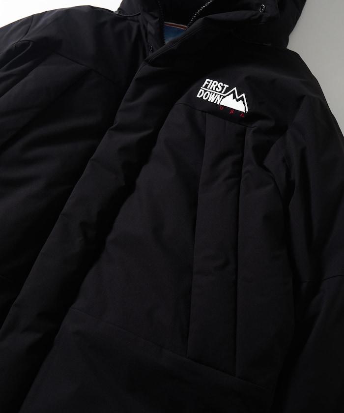 特別寬鬆版型拼接短款羽絨服