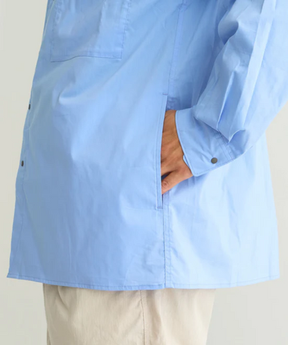 NANGA W POCKET T/C BOX版型雙口袋襯衫 男款