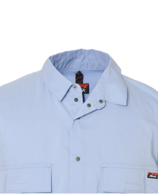 NANGA W POCKET T/C BOX版型雙口袋襯衫 男款