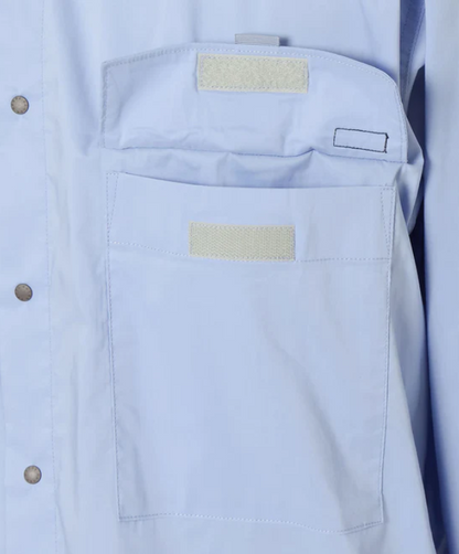 NANGA W POCKET T/C BOX版型雙口袋襯衫 男款