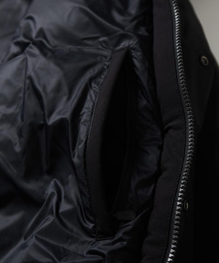 特別寬鬆版型拼接短款羽絨服