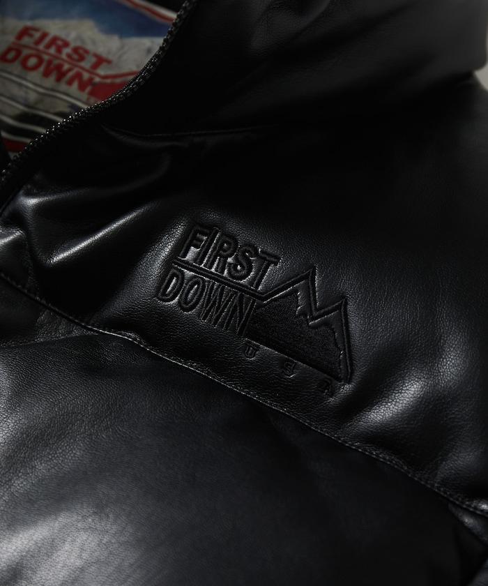 特別 皮革紅 泡泡羽絨 PU材質