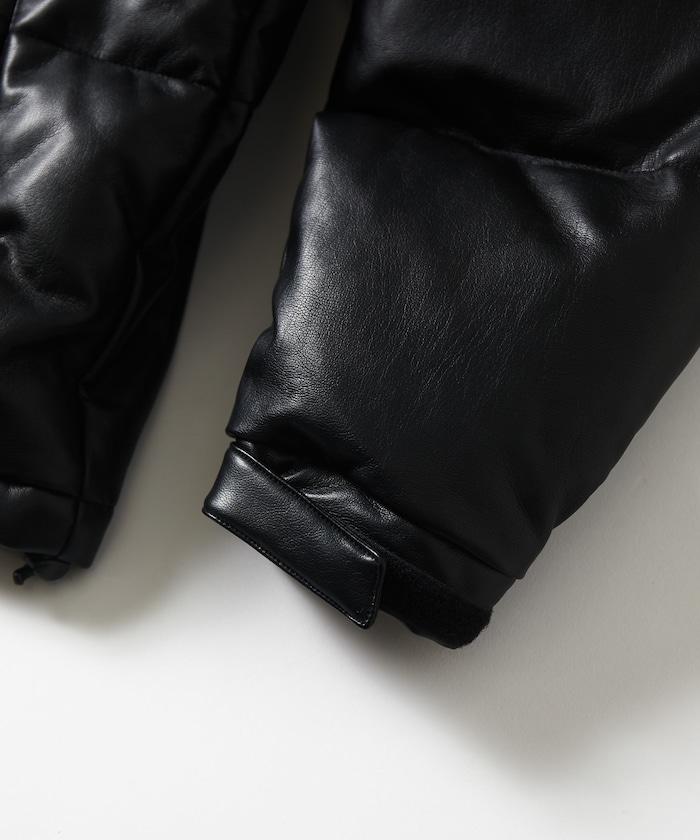 特別 皮革紅 泡泡羽絨 PU材質