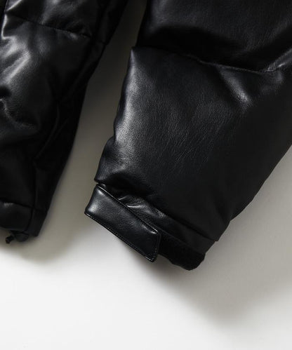 特別 皮革紅 泡泡羽絨 PU材質