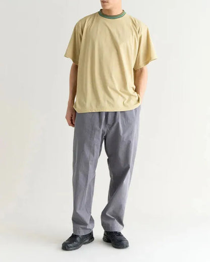 NANGA RINGER撞色領條紋T恤