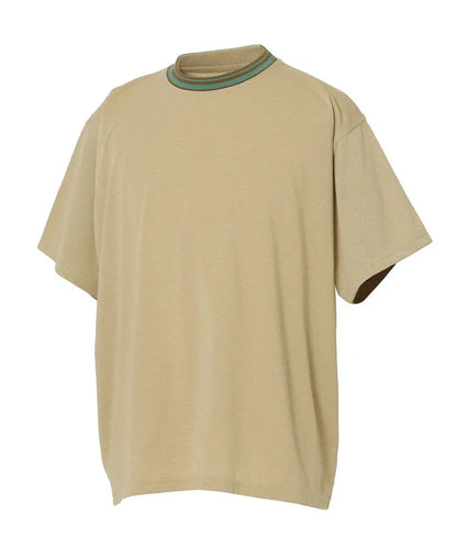 NANGA RINGER撞色領條紋T恤