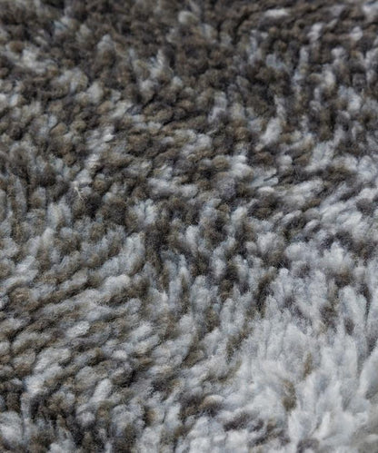 格紋羊羔絨抓絨圍巾