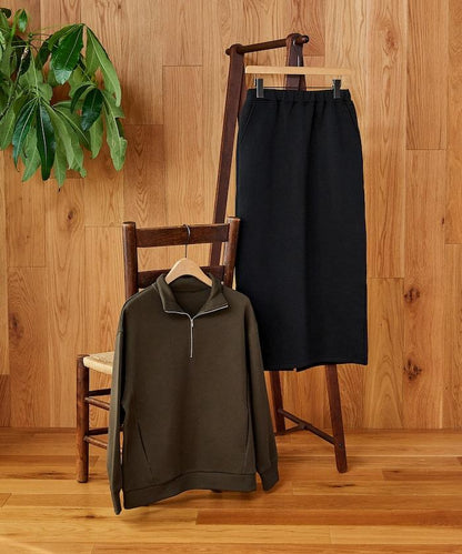 【套裝商品】粘合半拉鍊裙套裝