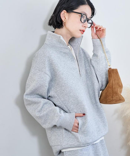 【套裝商品】粘合半拉鍊裙套裝