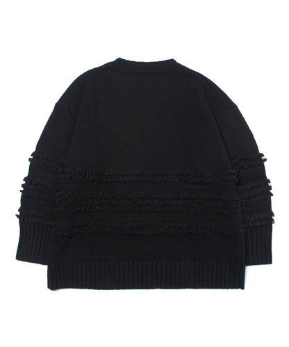 F/CE. DUAL TEXTURE SHIFTED LINES 針織衫