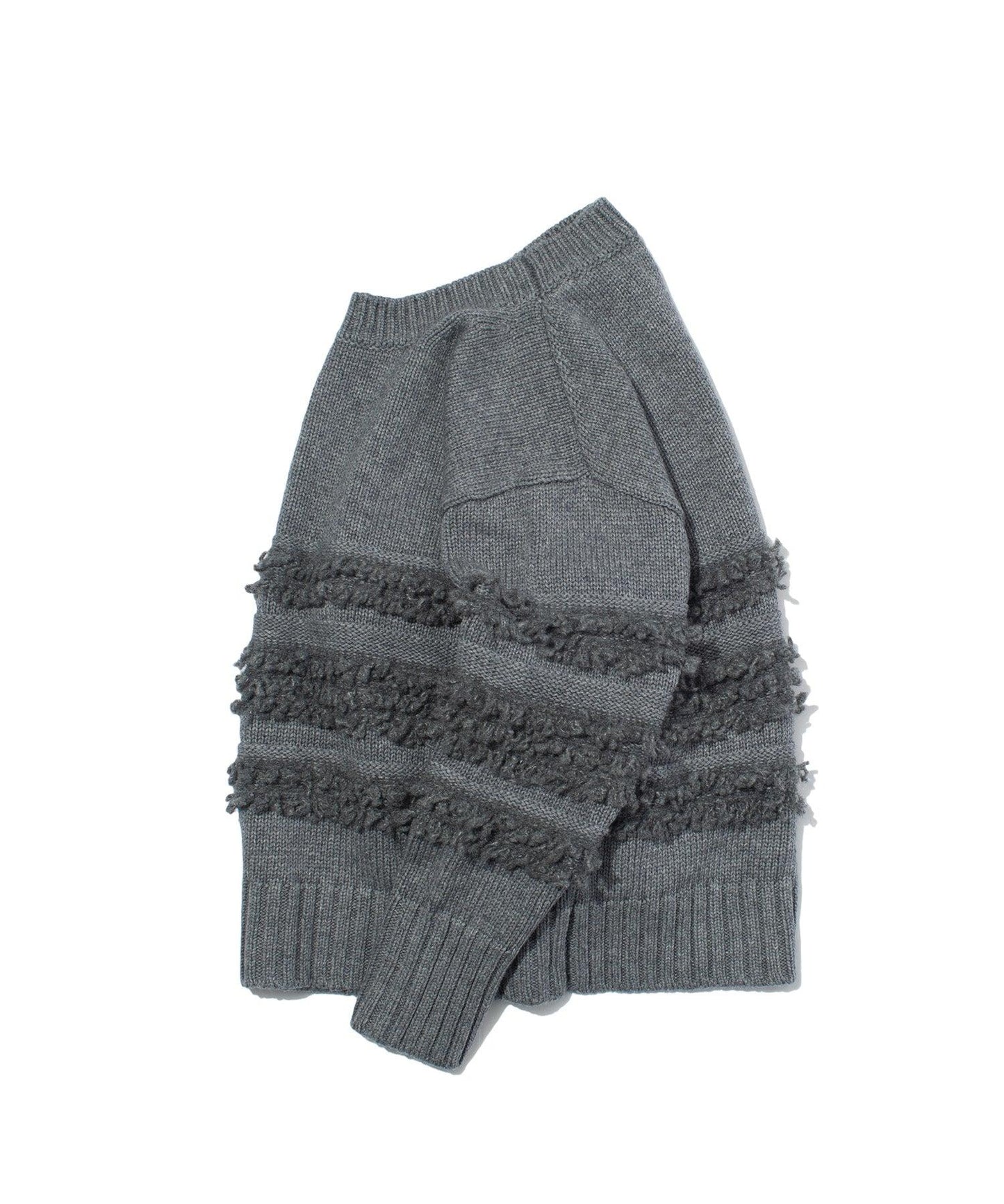 F/CE. DUAL TEXTURE SHIFTED LINES 針織衫