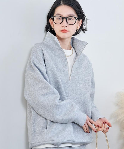 【套裝商品】粘合半拉鍊裙套裝