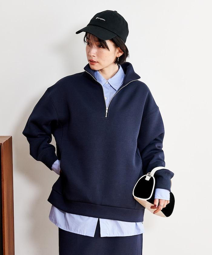 【套裝商品】粘合半拉鍊裙套裝