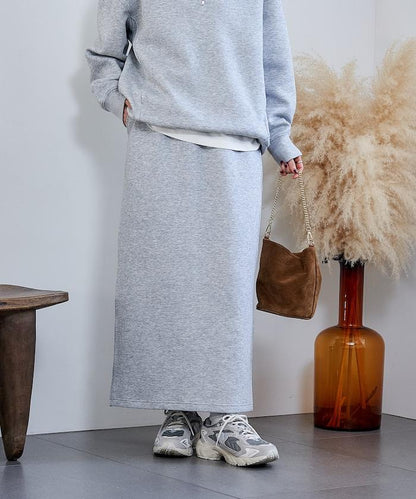 【套裝商品】粘合半拉鍊裙套裝