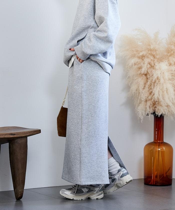 【套裝商品】粘合半拉鍊裙套裝